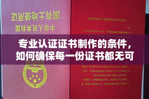 鲤城专业认证证书制作的条件，如何确保每一份证书都无可挑剔？