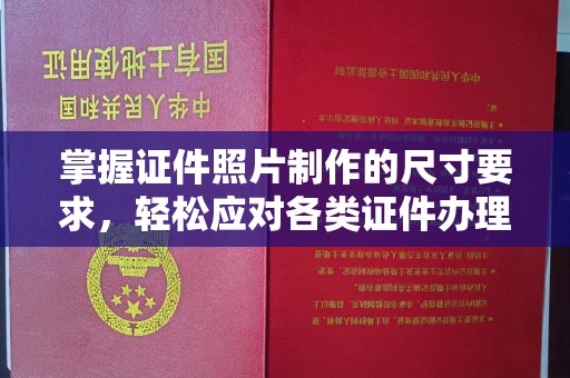 鲤城掌握证件照片制作的尺寸要求，轻松应对各类证件办理